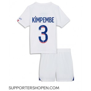 Paris Saint-Germain Presnel Kimpembe #3 Tredje tröja Barn 2022-23 Kortärmad (+ korta byxor)